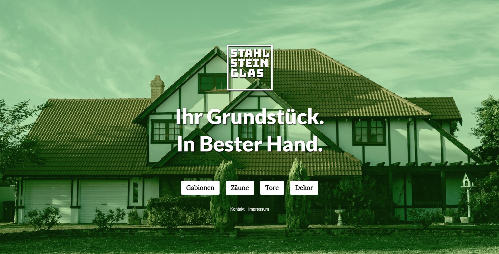 Stahl-Stein-Glas.de Website Startseite